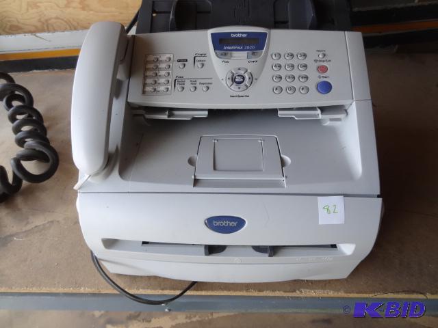 lot 82 image: Brother intellifax 2820...