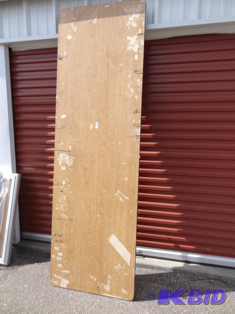 lot 89 image: 30 x 96 folding table...