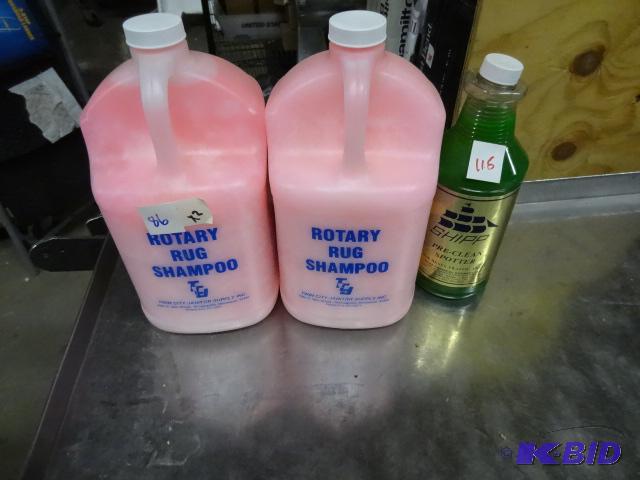 lot 115 image: New 3 piece carpet care a lot including 1 bot...