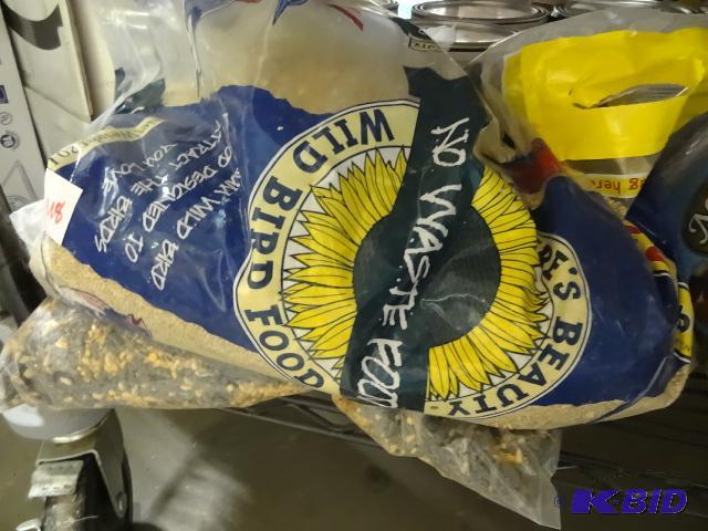 lot 118 image: New two bags of bird seed. Wild bird food. Ap...