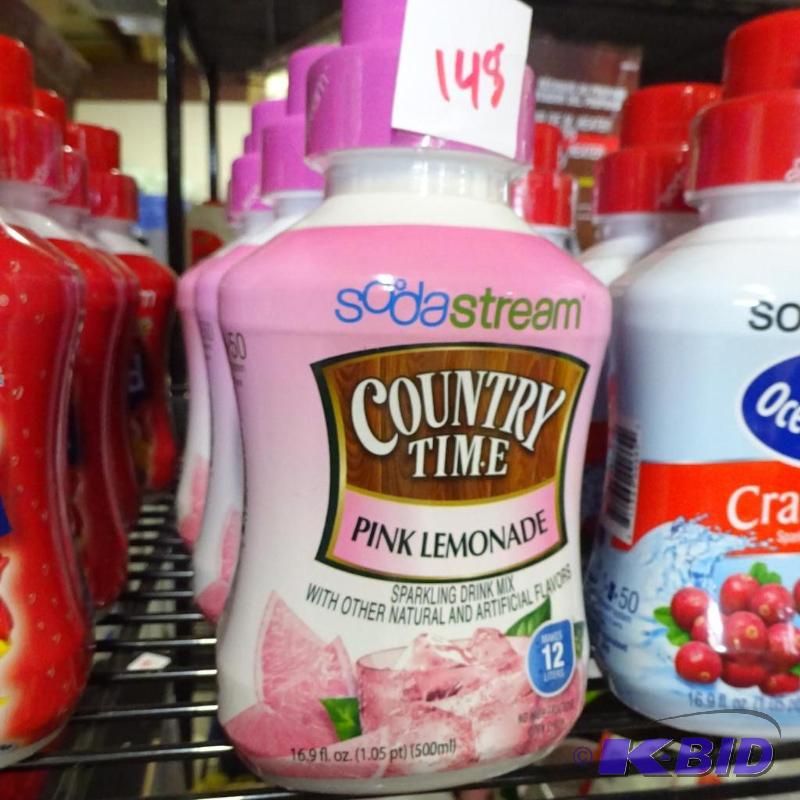 lot 145 image: New quantity 4 bottles of soda stream brand d...