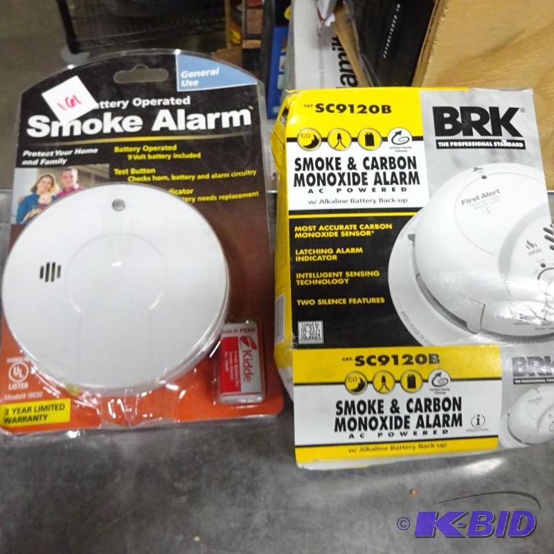 lot 161 image: New home safety lot including battery operate...