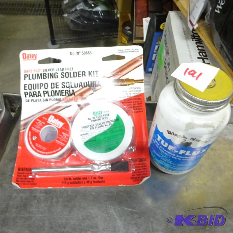 lot 191 image: New two piece plumbing lot including Oatey br...