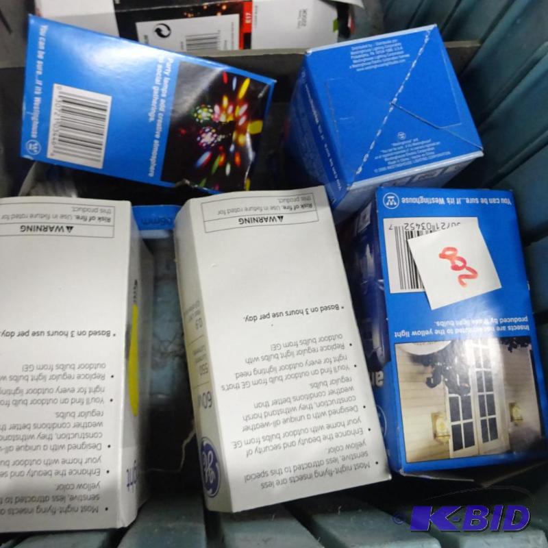 lot 200 image: New lot quantity 8 out door bug light bulbs. ...