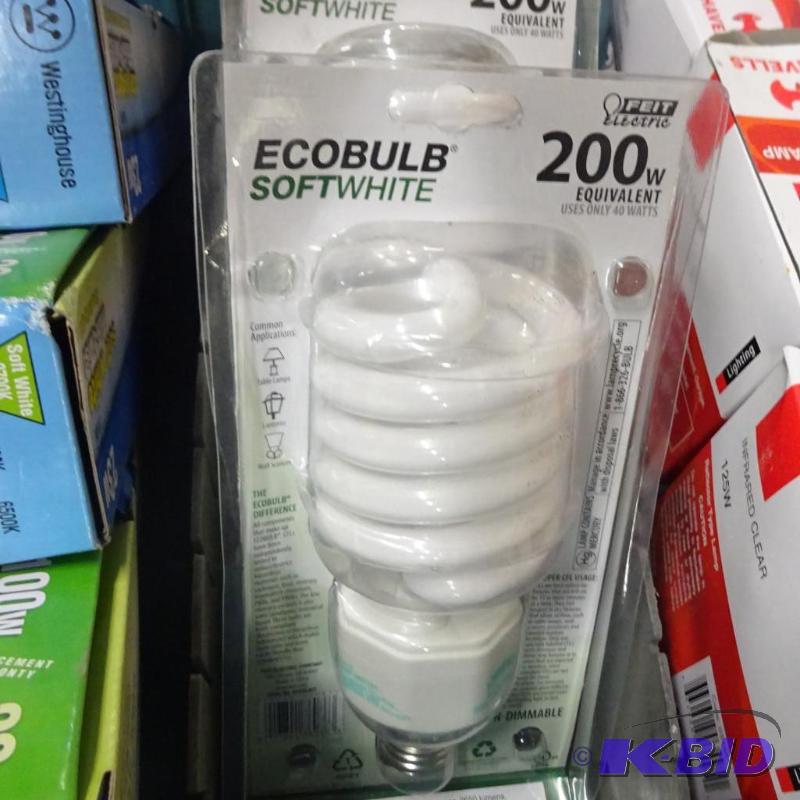 lot 206 image: Newlot quantity 3 Feit electric brand ecobulb...