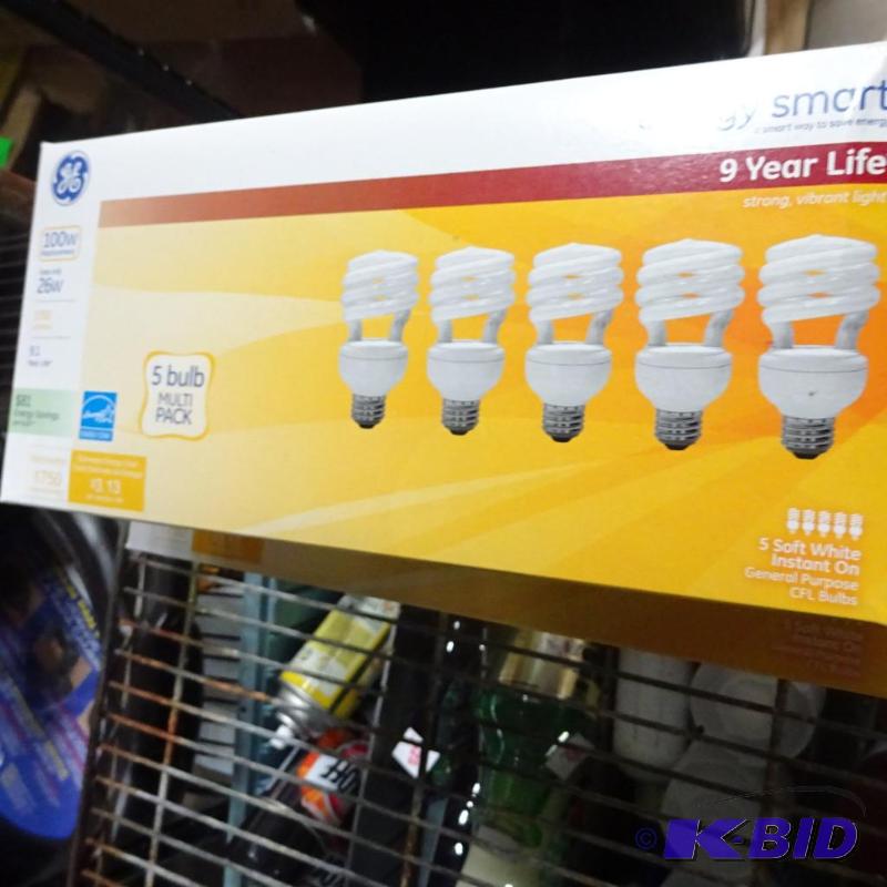 lot 211 image: New quantity 3 GE brand 5 packs of Energy Sma...