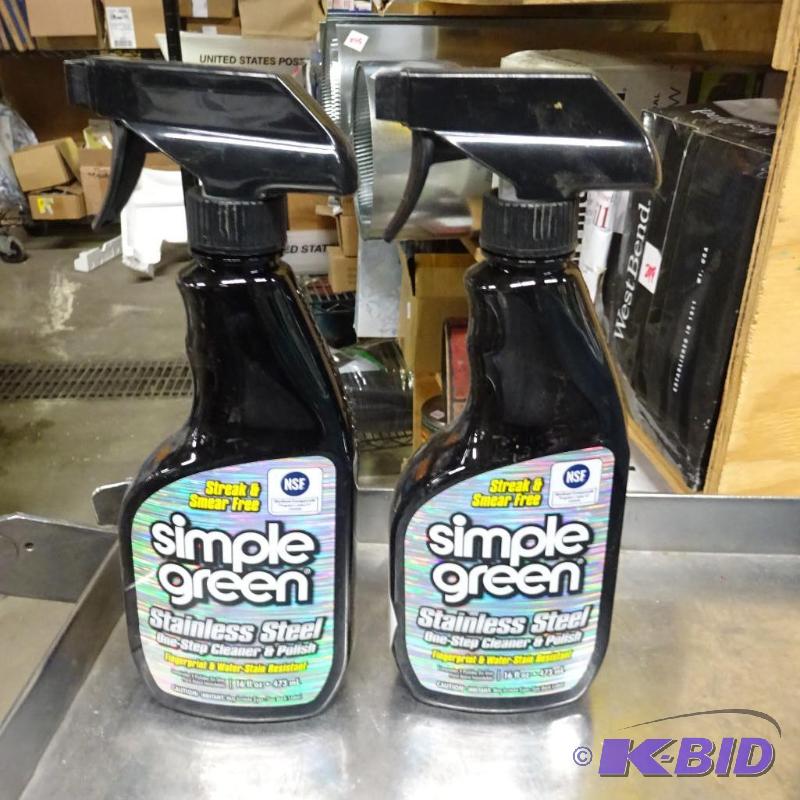 lot 225 image: New qty 2 bottles of Simple Green Streak and ...