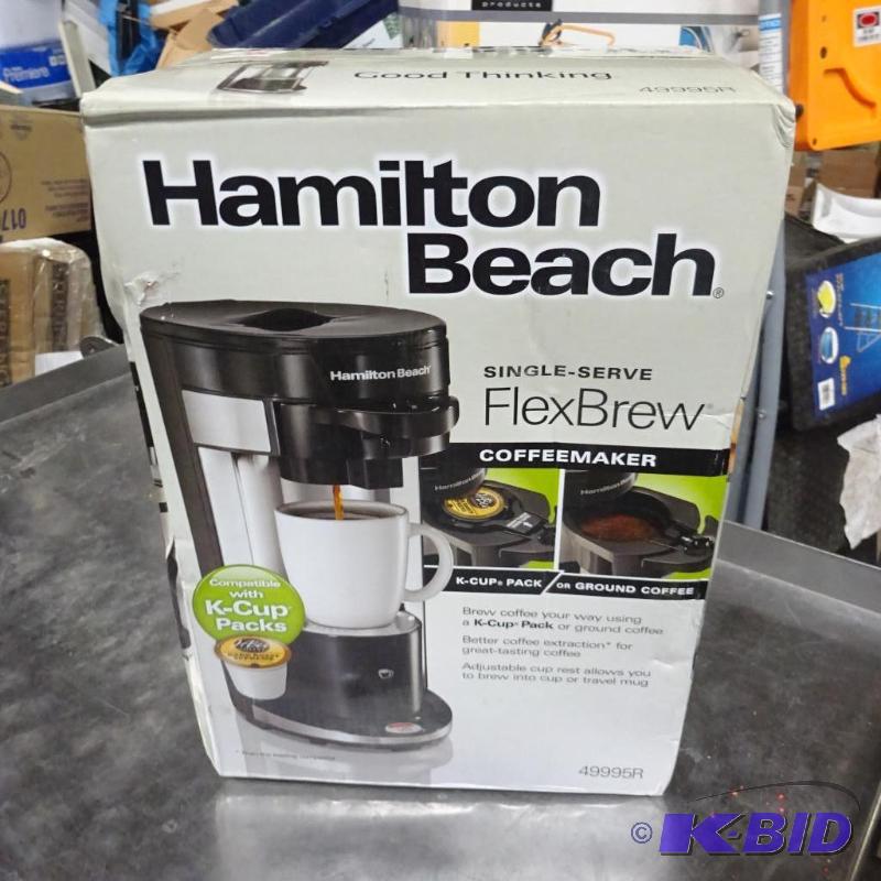 lot 247 image: New Hamilton Beach K-Cup Single Serve Flex Br...