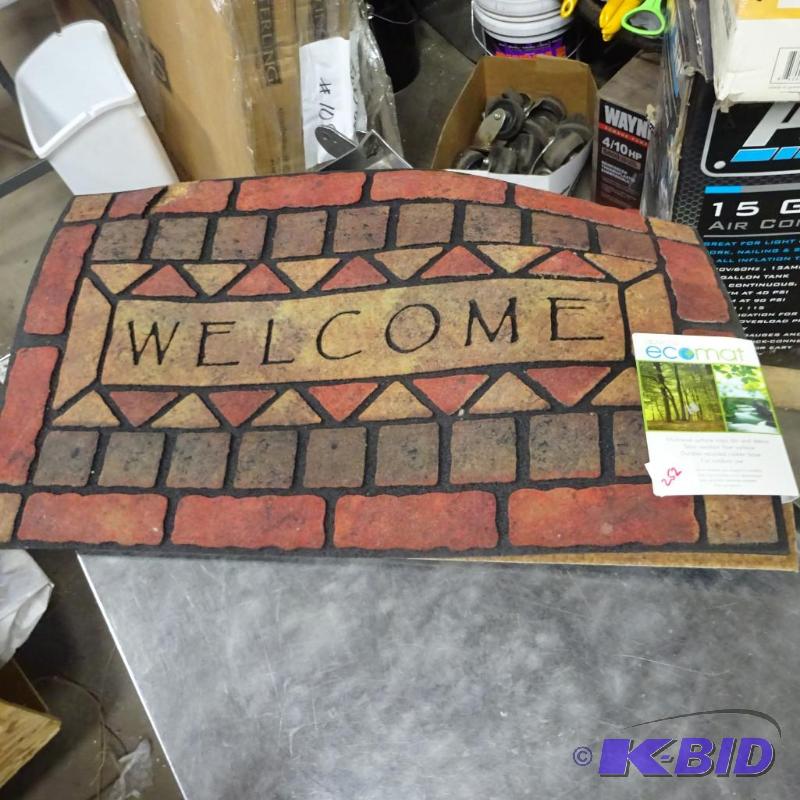 lot 252 image: New qty 2 Apache EcoMat door  welcome mat. M...