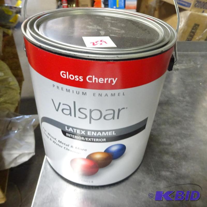 lot 259 image: New qty 2 Gallons Valspar Premium interior  ...