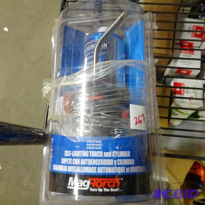 lot 267 image: New MagTorch brand propane Torch and Propane ...
