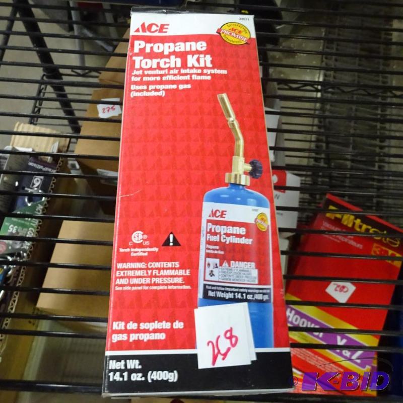 lot 268 image: New ACE propane torch kit with torch and prop...