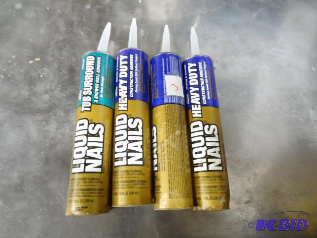 lot 3 image: New lot of Qty 4 tubes of liquid nails heavy ...