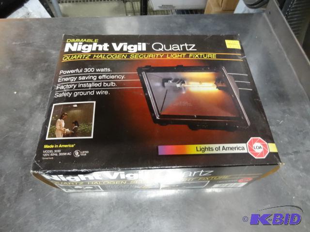 lot 30 image: New outdoor dimmable night vigil quartz halog...