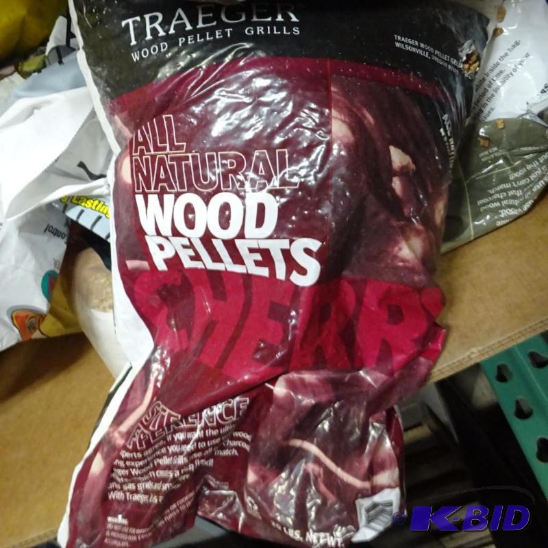 lot 323 image: New bag of Traeger brand All Natural Hardwood...