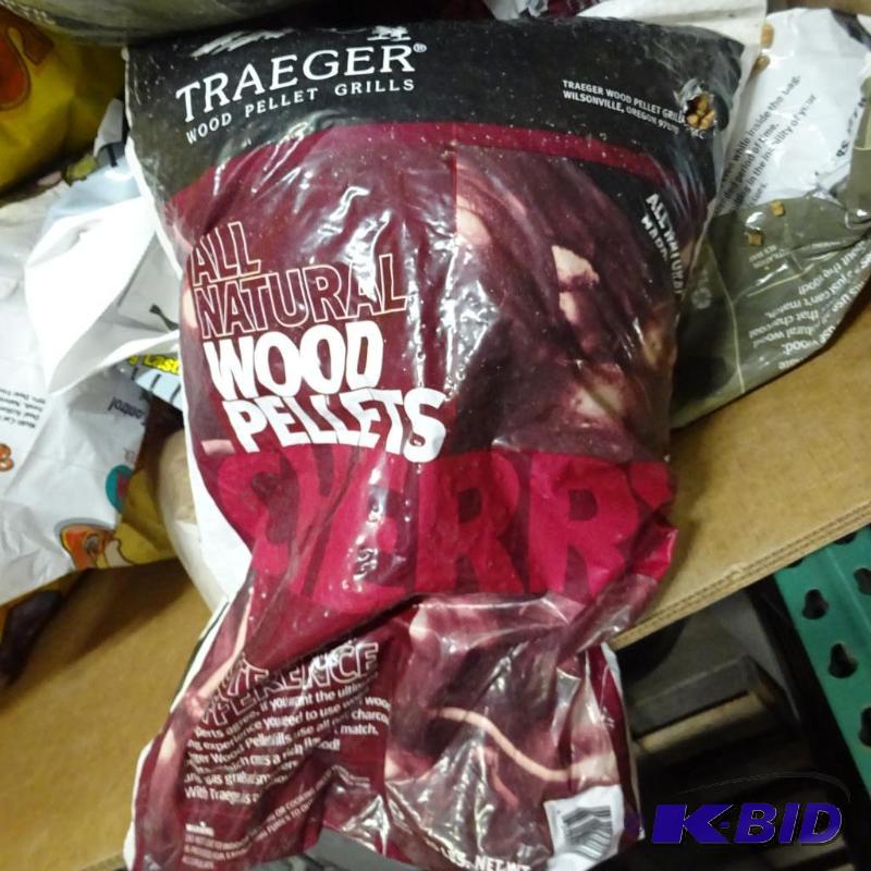 lot 324 image: New bag of Traeger brand All Natural Hardwood...