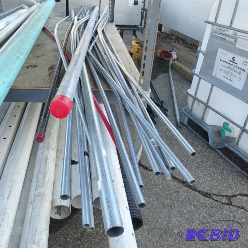 lot 334 image: New qty of metal conduit. All metal conduit o...