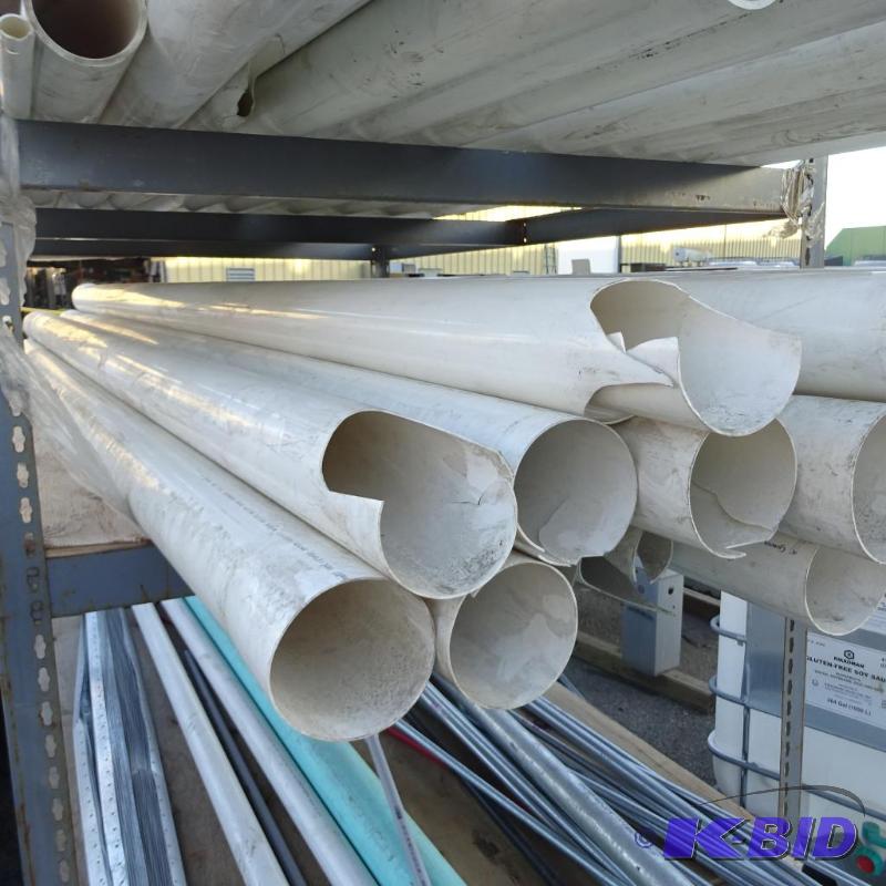 lot 336 image: New qty 11 thin wall sewer pipe 4in diameter....