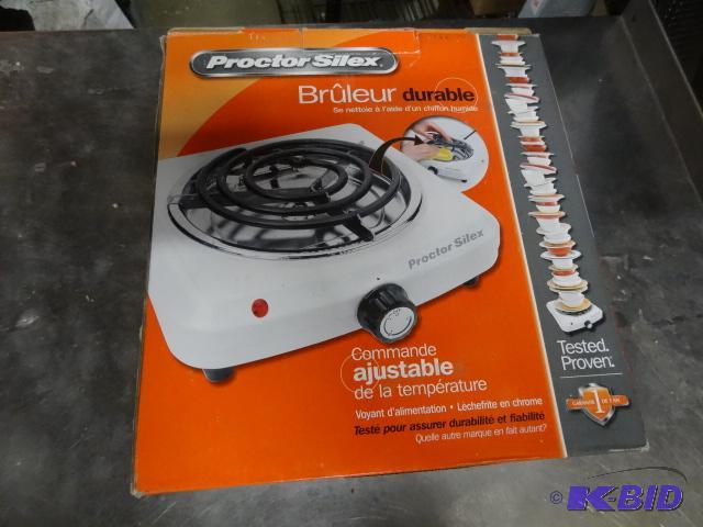 lot 44 image: New Proctor Silex brand durable fifth burner,...