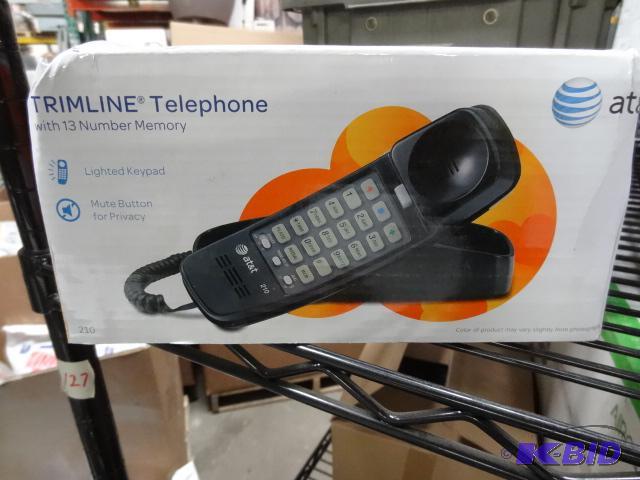 lot 45 image: New in box AT&ampT brand Trimline telephone ...