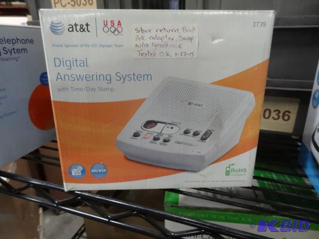 lot 47 image: AT&ampT brand digital answering system. With...