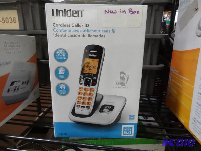 lot 48 image: New in box Uniden brand cordless caller ID di...