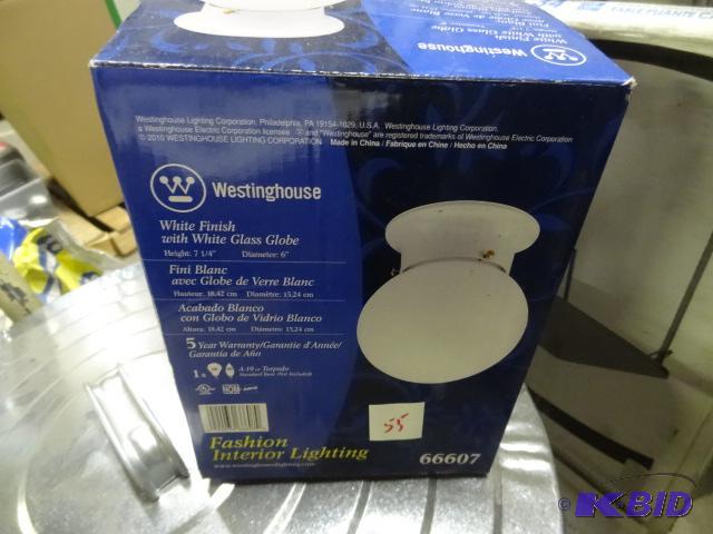 lot 55 image: New in box Westinghouse fashion interior ligh...