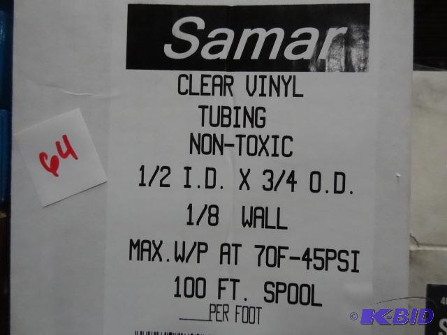 lot 64 image: New smytana brand clear vinyl tubing. Non-tox...