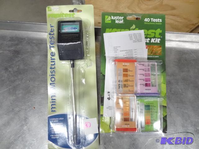 lot 73 image: New gardeners lot. Includes soil moisture tes...