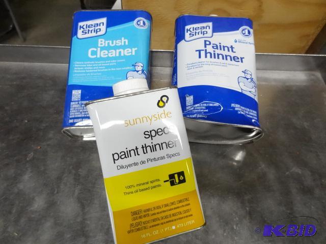 lot 82 image: New lot of paint supplies. Includes 1 quart o...