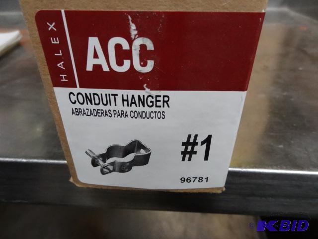 lot 91 image: New case of hallux brand ACC conduit hangers....