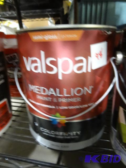 lot 98 image: New lot qty 2 cans of Valspar brand medallion...