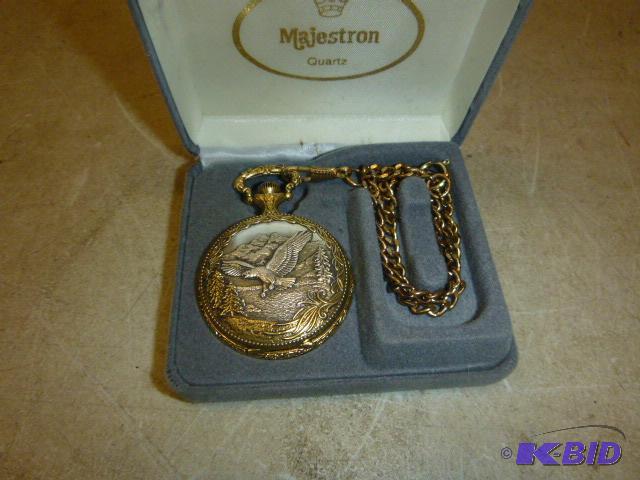 Majestron pocket watch discount eagle