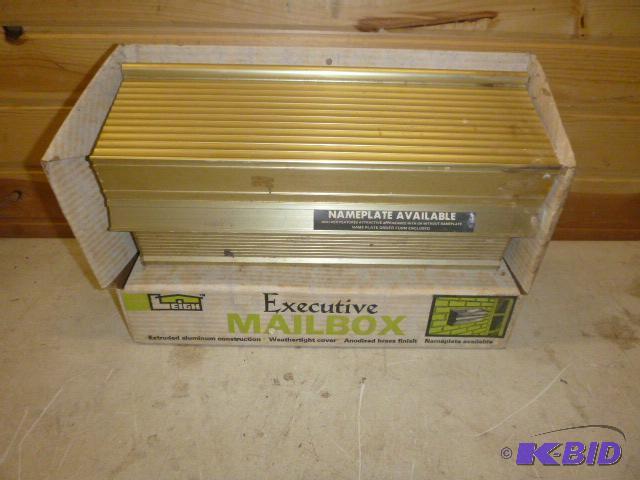 lot 132 image: Leigh Aluminum Executive Mailbox ...