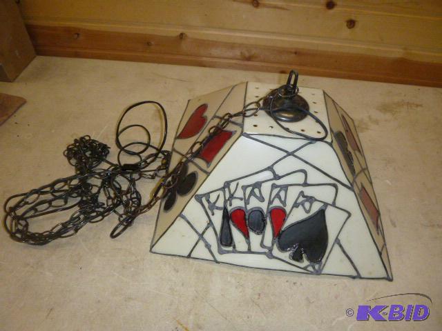 lot 159 image: Plastic Hanging Lamp...