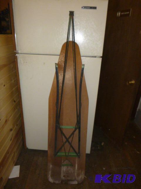 lot 160 image: Vintage Wood Ironing Board...