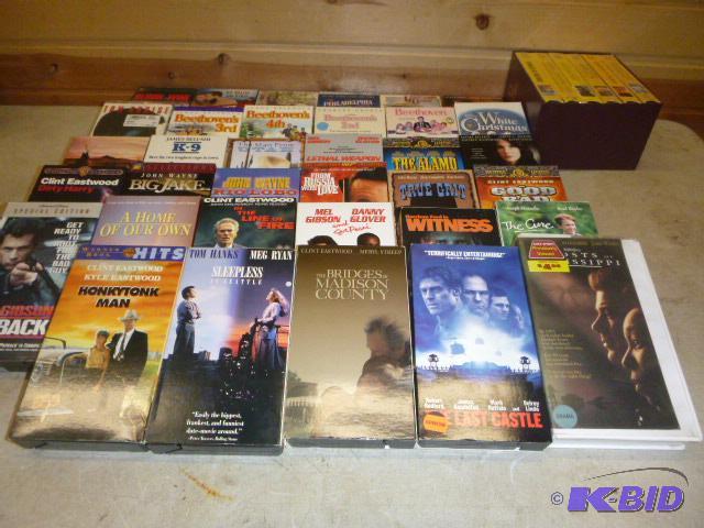 lot 164 image: Lot of Various VCR Movies...