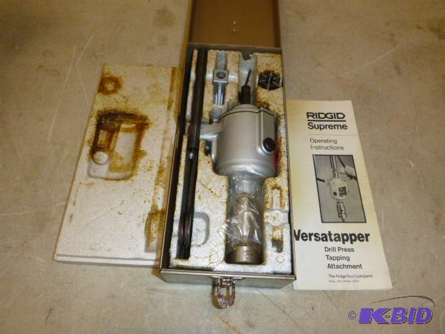 lot 166 image: Ridgid Supreme Versatapper For drill press....