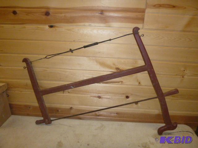 lot 172 image: Vintage Buck Saw...