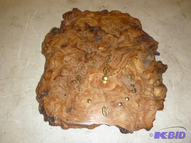 lot 192 image: Wood Clock 16"...