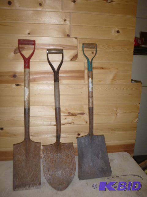 lot 240 image: 3 Shovels...