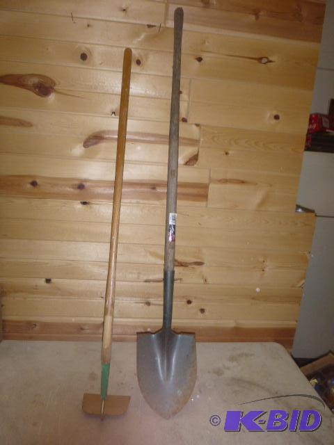 lot 242 image: Hoe and Shovel...