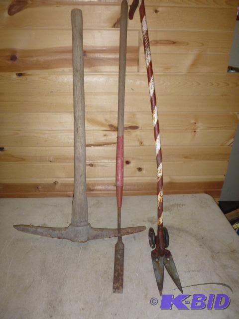 lot 248 image: Pick, Weed Cutter and Yard Shears...