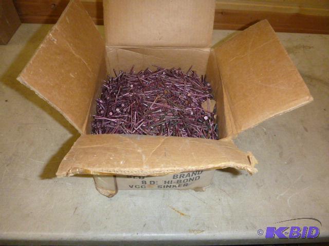 lot 259 image: Box of 8D Nails...