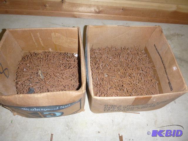 lot 275 image: 2 Boxes of Miscellaneous Nails...