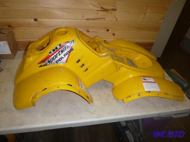 lot 28 image: Front and Rear Body 90 Polaris Sportsman 2002...