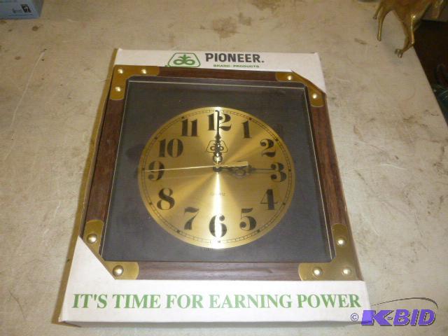 lot 36 image: Pioneer Brand Products Quartz Wall Clock...