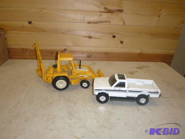 lot 51 image: Metal Backhoe and Truck...