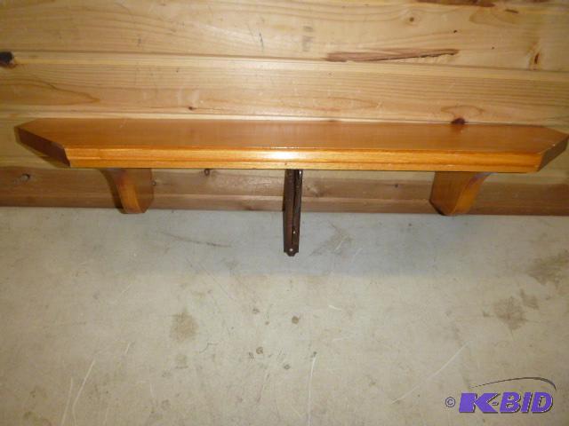 lot 75 image: Wooden Shelf 29"...