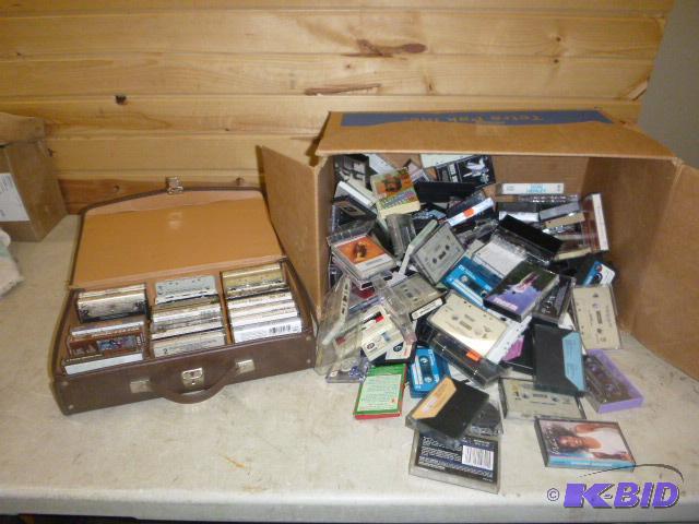lot 87 image: Lot of Miscellaneous Cassette Tapes with Case...
